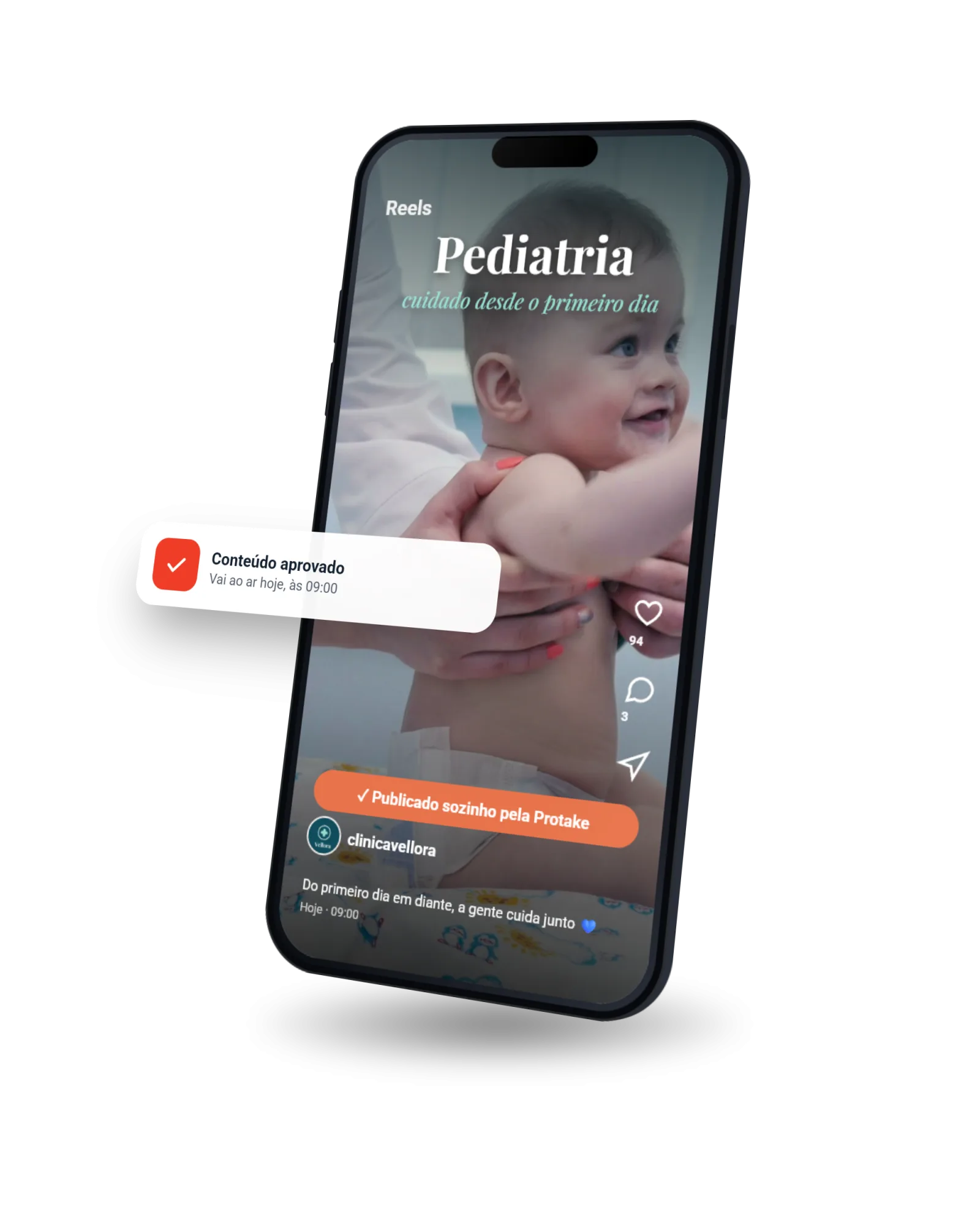 Aprovou? Publica sozinho no Instagram.